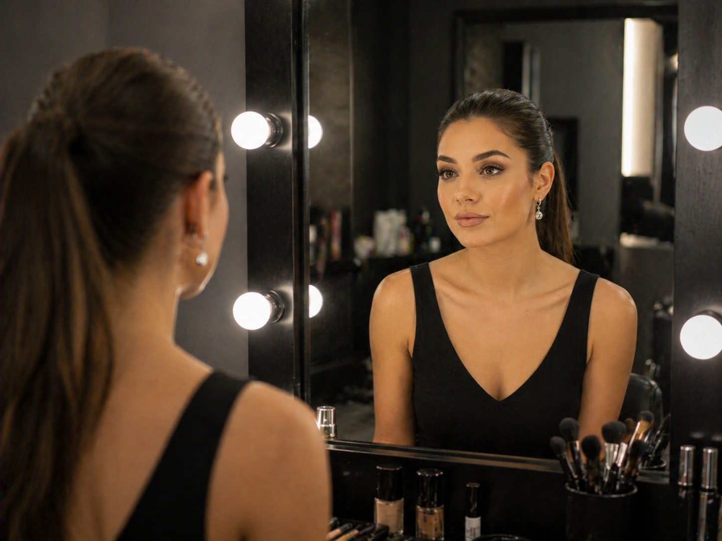 Evening Event Makeup Check at a Premium Beauty Salon