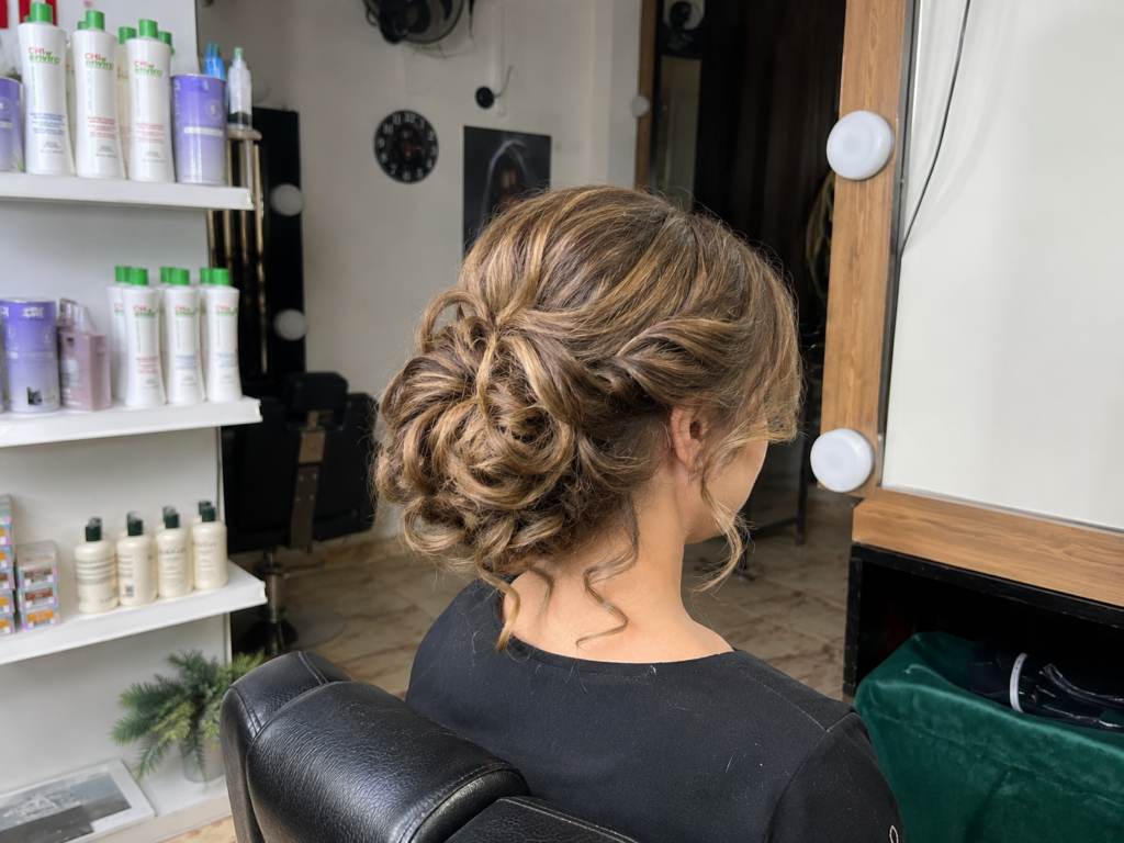 5 Sanaa Ahmed Beauty Salon serving Zahraa El Maadi clients with CHI Enviro hair treatment and expert hairstyling in a private women-only salon