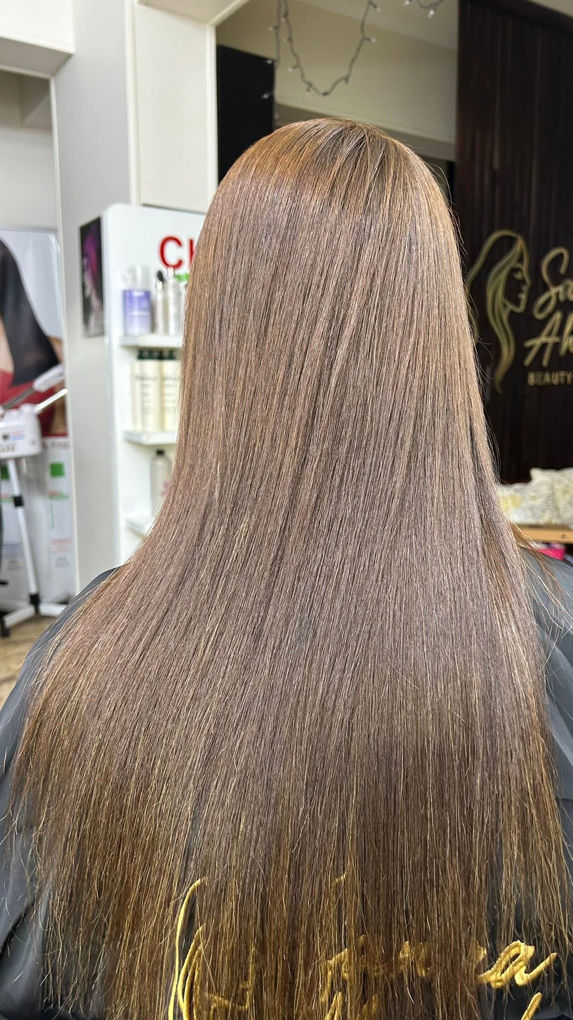beauty salon 3rd settlement new cairo long straight hair salon branding