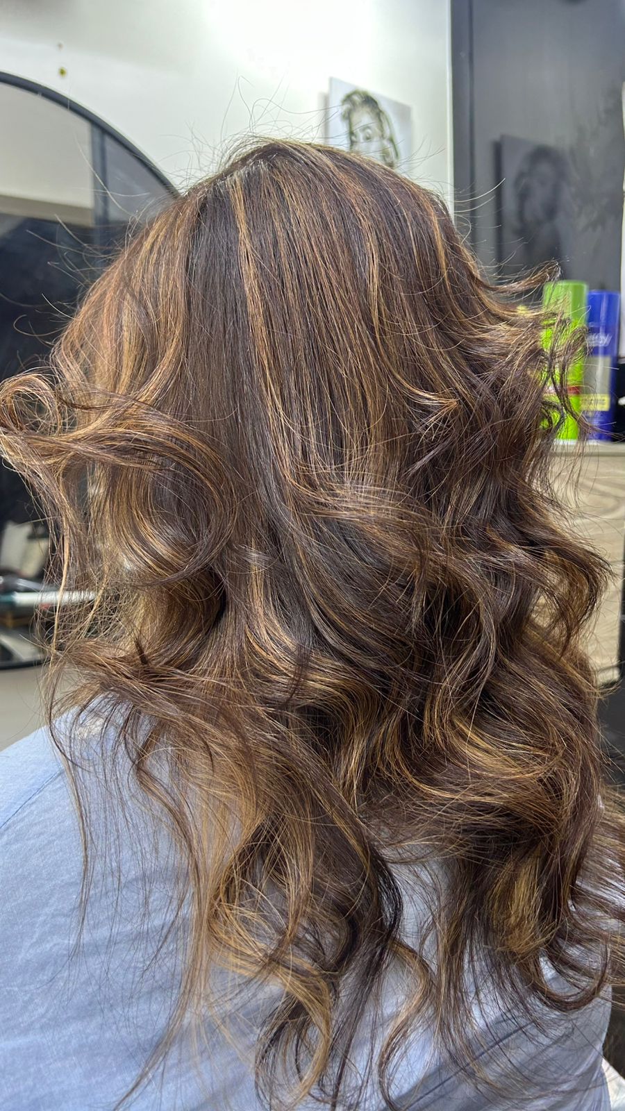 curly blowdry highlights beauty salon 3rd settlement new cairo