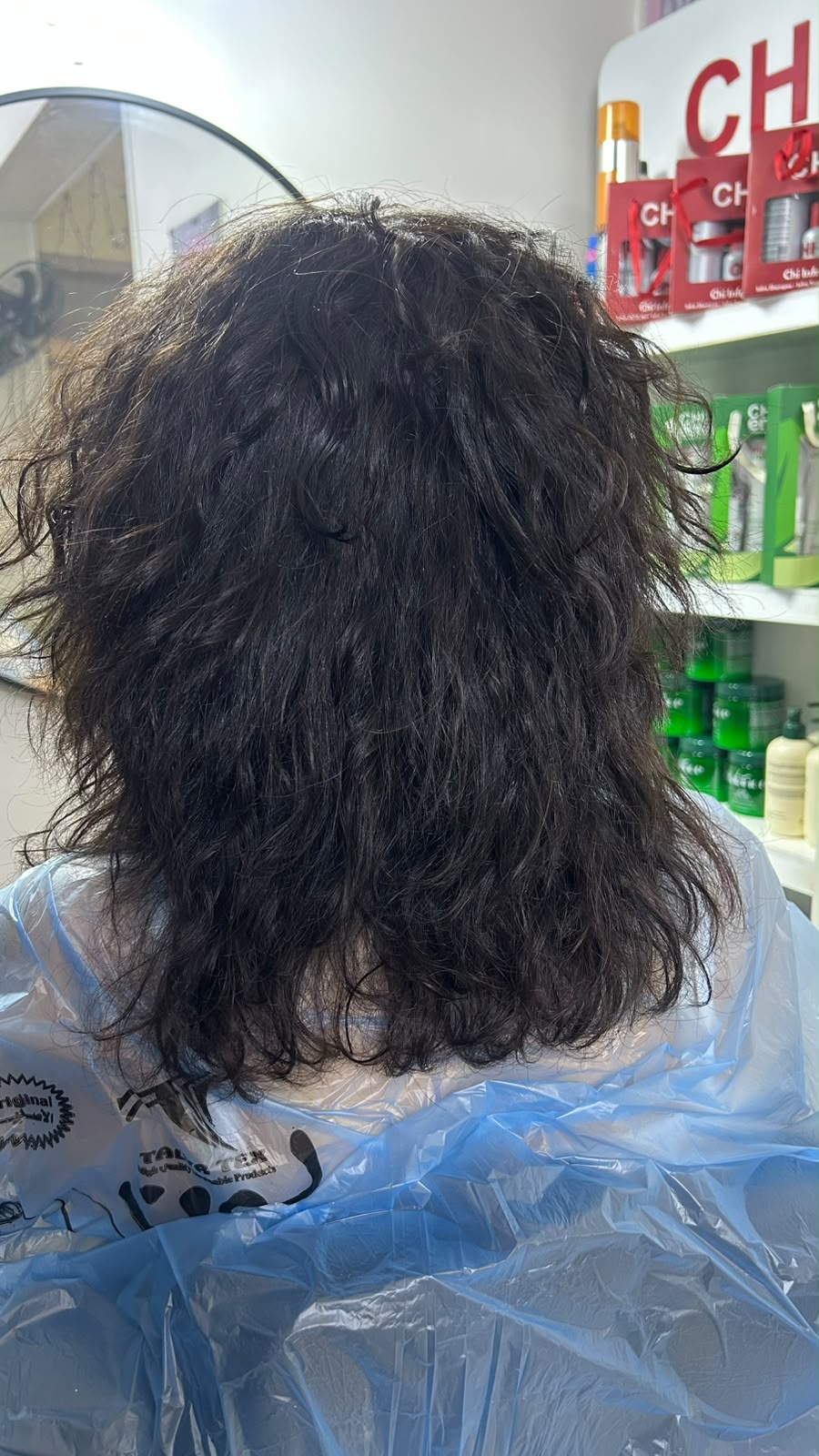 frizzy wavy hair before hair treatment new cairo
