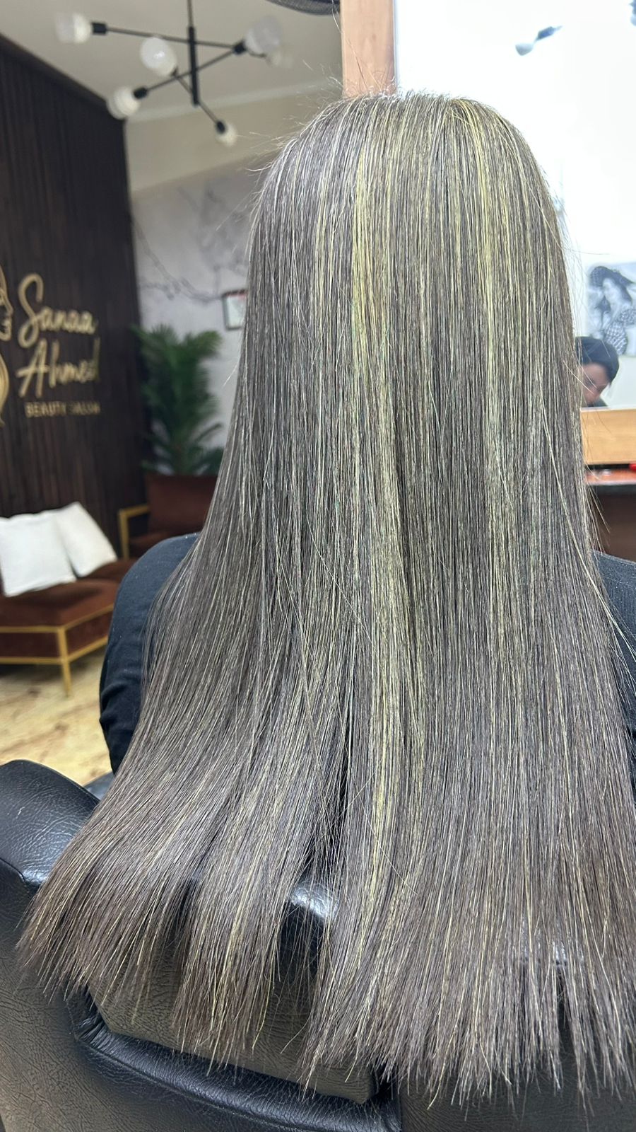 highlights straight hair beauty salon 3rd settlement new cairo