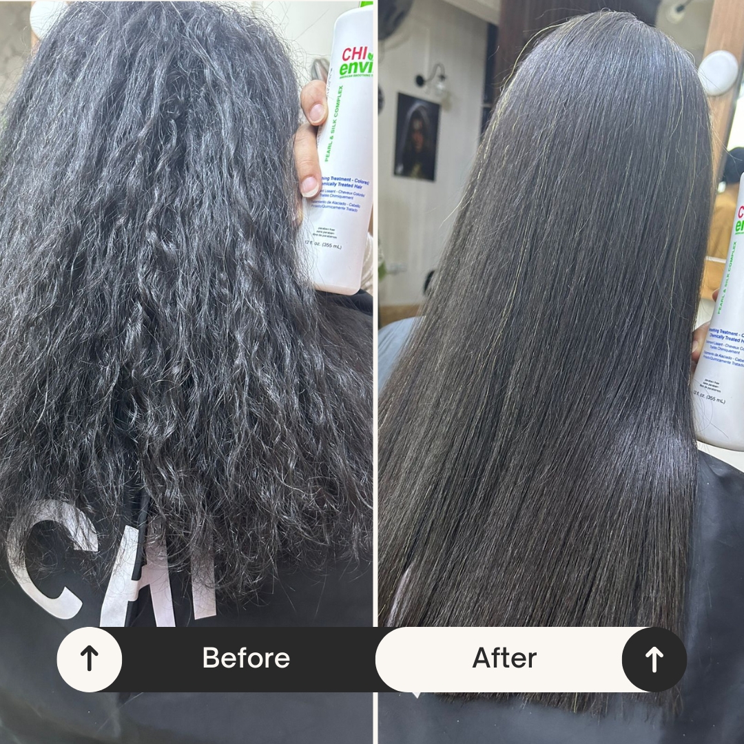sanaa ahmed chi enviro treatment dark hair