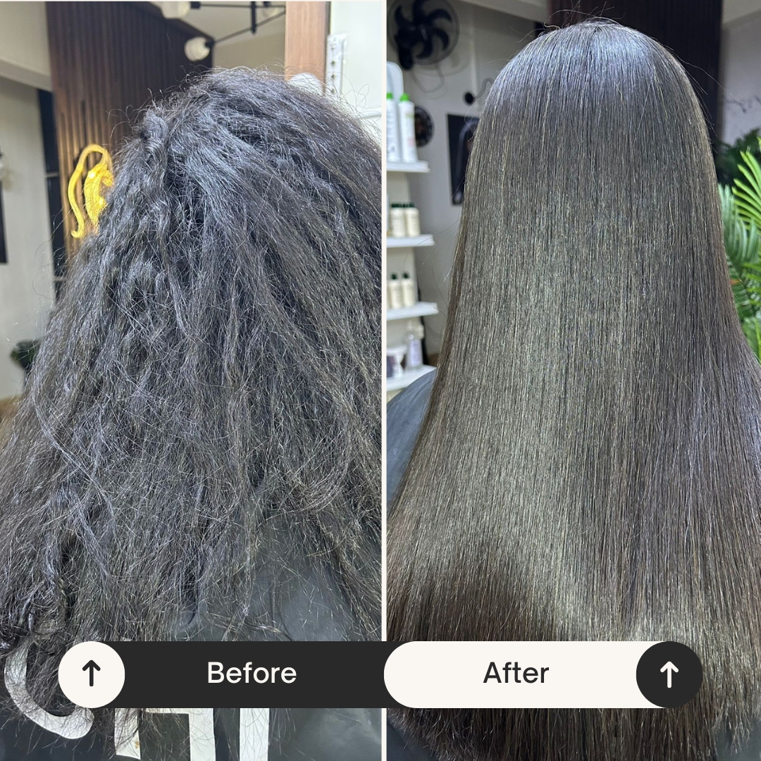 sanaa ahmed keratin frizzy to silk new cairo